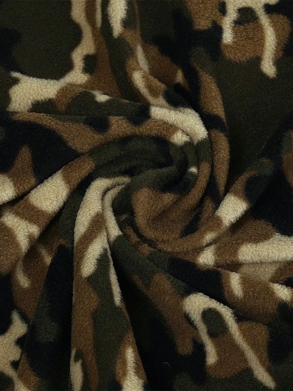 Флис 2-сторонний 240 г/м², 150 см / 10 метров, N-TBY-0240-К1, цв.К1 камуфляж