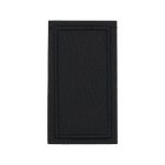 Термоаппликация прямоугольная, джинс, 65х35 мм (черный (black)), LA429, 2 шт