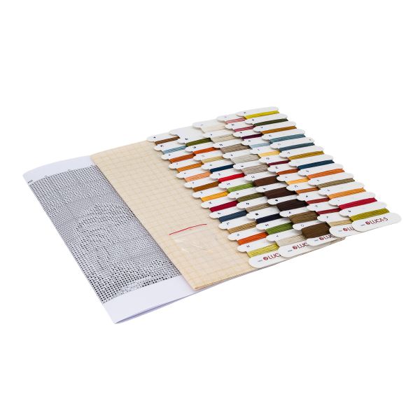 Набор для вышивания нитками Luca-S G592, гобелен Натюрморт, 24,5х14,5см