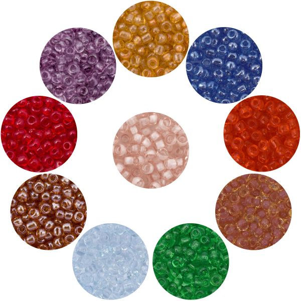 Набор бисера 11/0 ассорти №23 в тубе, 10 цветов, Astra&Craft