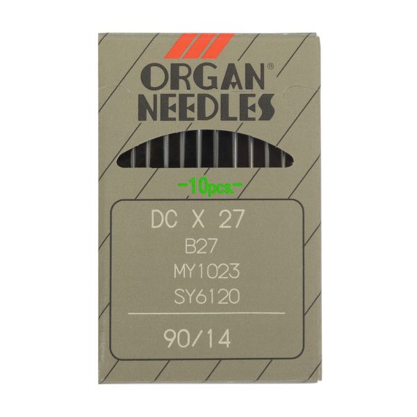 Иглы для промышленных швейных машин Organ DC*27, 10 шт, 090