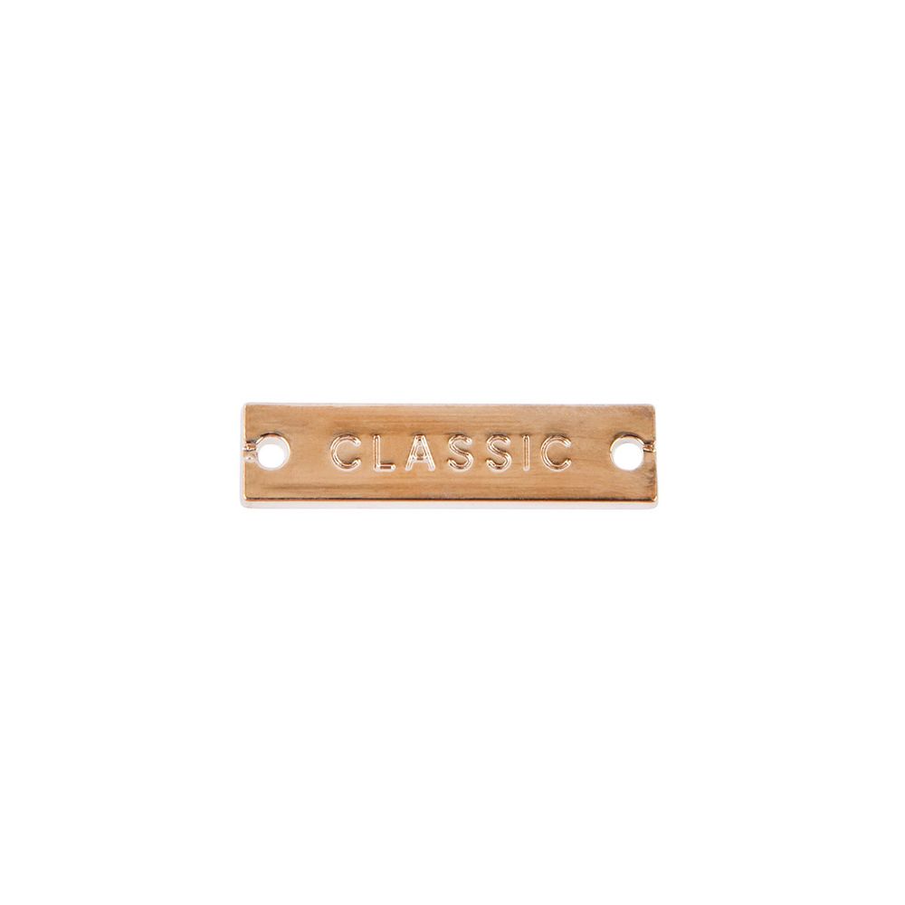 Нашивка classic металл, 10 шт, №30 золото, Gamma HNK-4