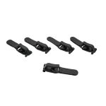 Крючок шубный Hobby&Pro 20 мм, 5 шт, 9005 черный