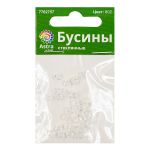 Бусины стекло 4х4 мм, 40 шт., Astra&Craft, 802 прозрачный, Z-439