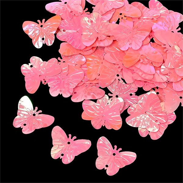 Пайетки плоские 15х20 мм, TBY-FLK288, цв.029 розовый, уп.50г