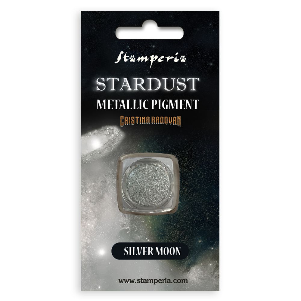 Красящий пигмент (порошок) Stamperia Stardust Pigment 5 г, серебряный /TOS/
