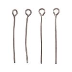 Штифты с петлей 25мм, 50 (±5)шт/упак, Astra&Craft (черный никель), 4AR261/262