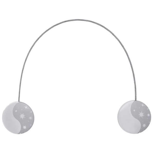 Клипсы для штор магнитные с тросом, 30см ⌀45, 1Н