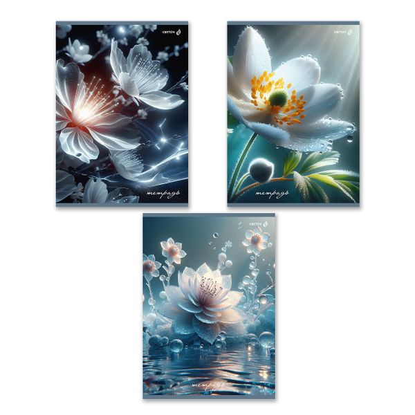 Тетрадь ученическая общая, A4 80 л. на скобе 65 г/м², белизна 100 %, 6 шт, клетка, 01345 Хрустальный звон, Светоч Т154