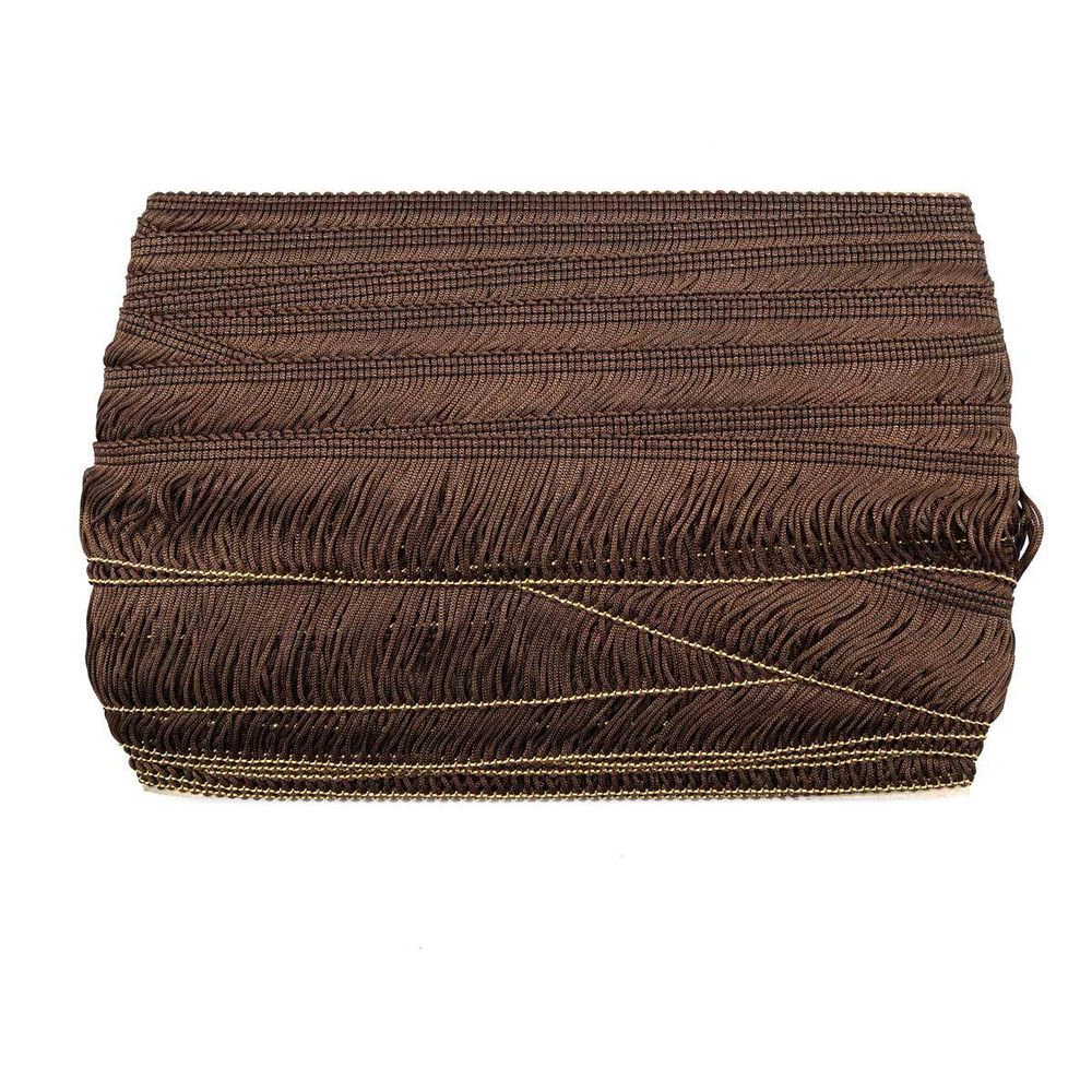 Бахрома отделочная 35.0 мм / 25 метров, цв.200 т.коричневый