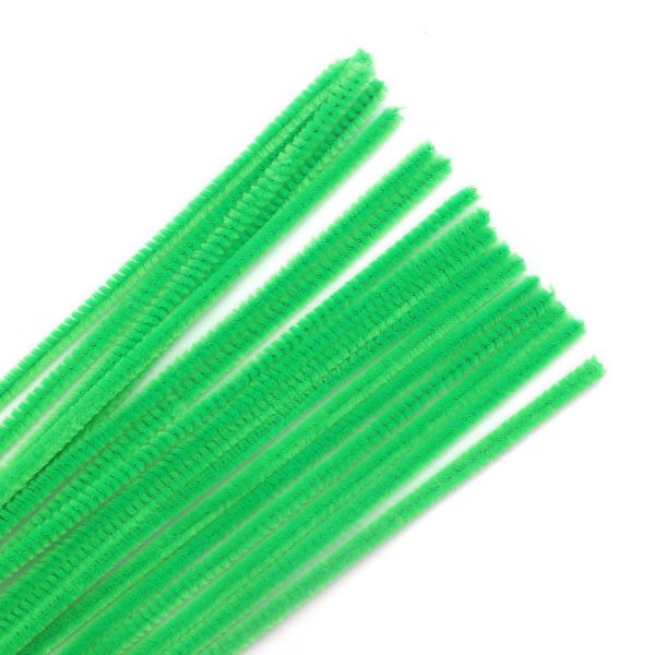 Синель-проволока, 6мм / 30см, 30 шт/упак, Astra&Craft (A-035 св.зеленый)