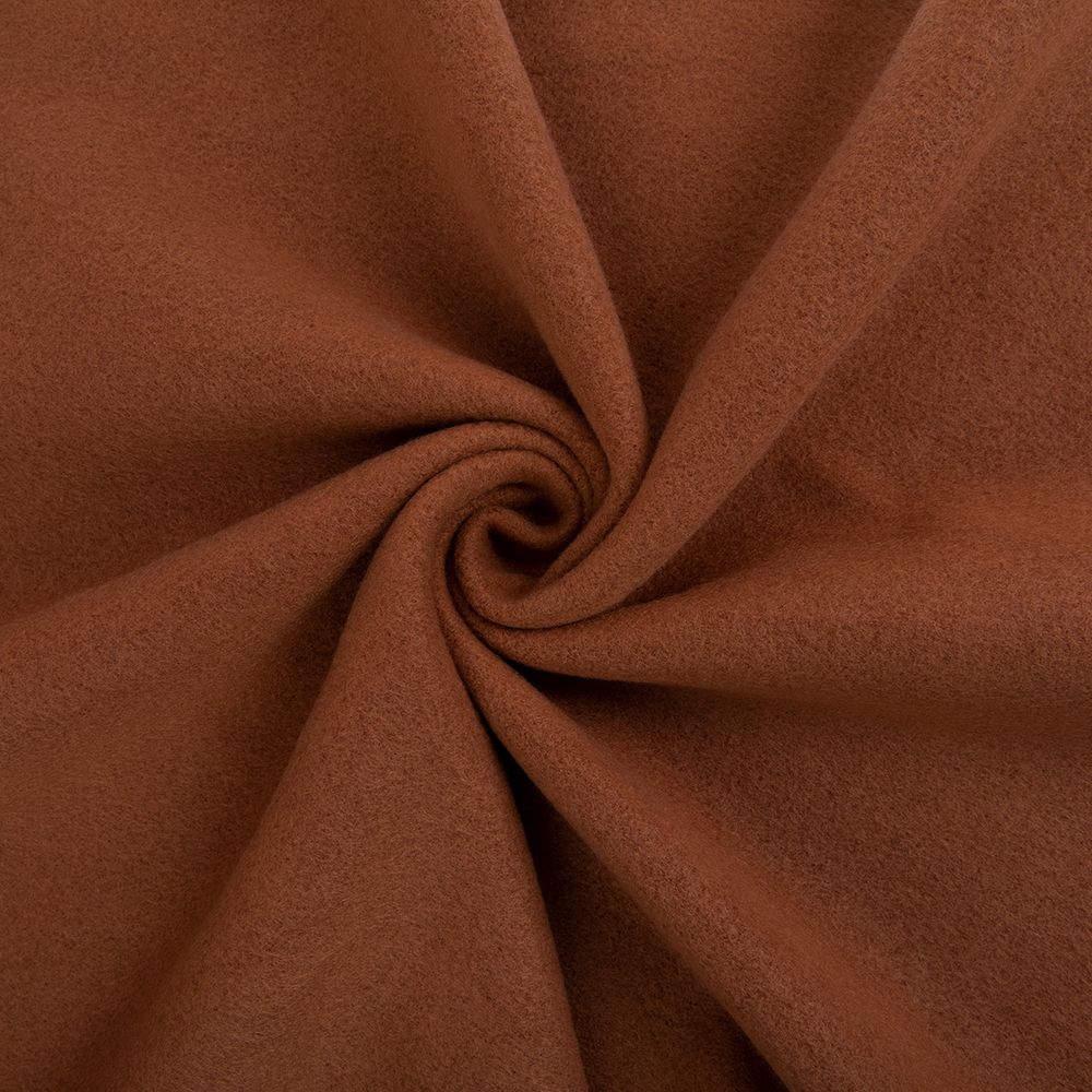 Флис 2-сторонний 160 см / 10 метров, коричневый/brown, Gamma FG-005