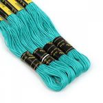 Мулине ПНК им.Кирова цв.3510 зеленый, 24 мотка по 8 метров