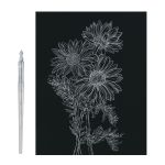 Набор для творчества Гравюра №61 Астры, 20х25.5 см, Hobbius SGHK