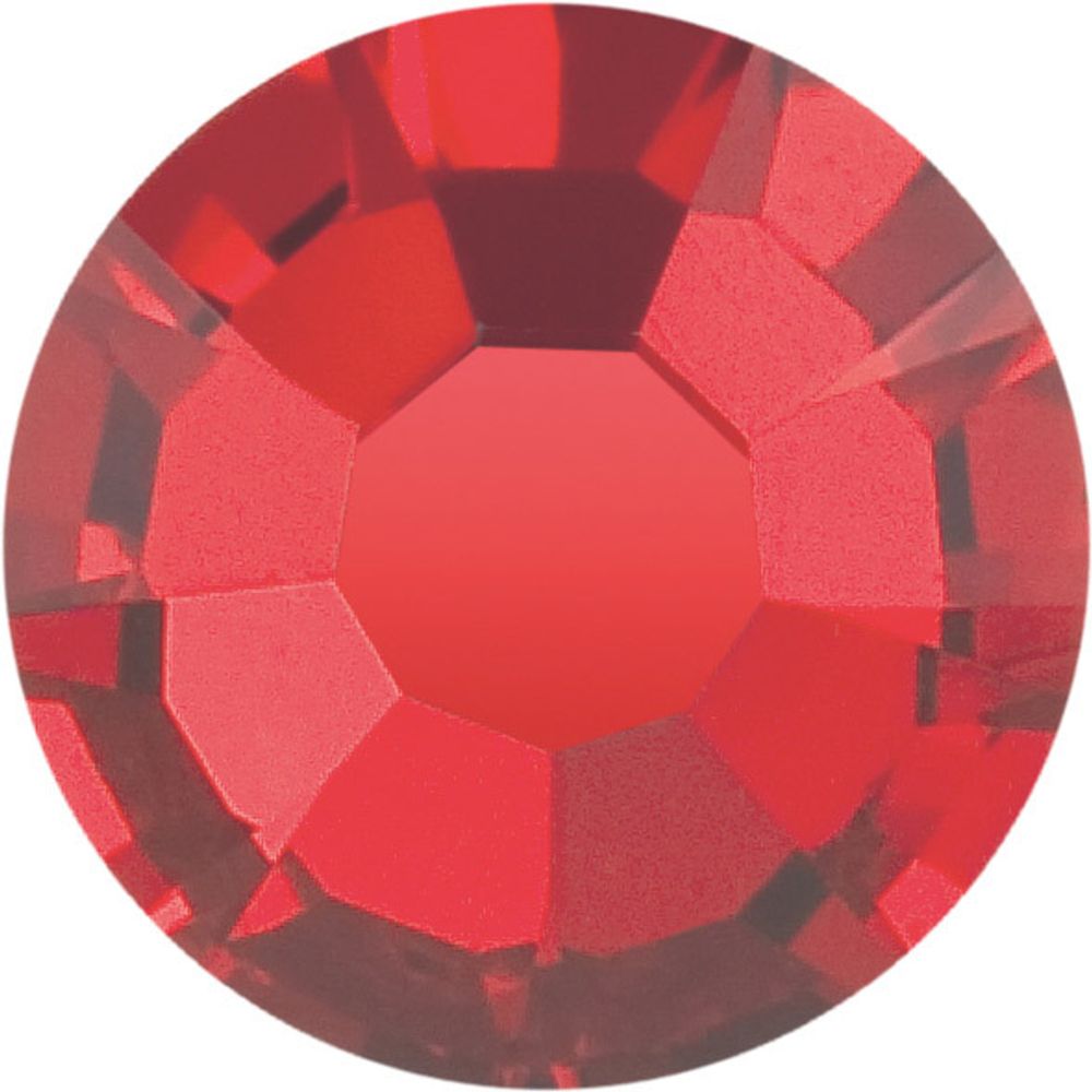 Стразы неклеевые стекло 3.9 мм, 144 шт, SS16 красный (lt. siam 90070), Preciosa 438-11-615 s