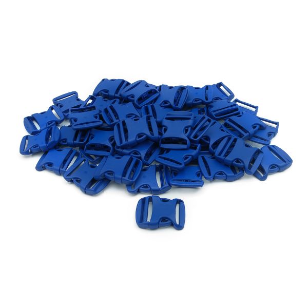 Фастекс (пряжка трезубец) пластик 30 мм, 50 шт, 61 василек