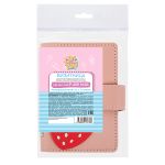 Визитница 11х7.5 см, полиуретан, №01 клубника, Lol&Pop LLP-400