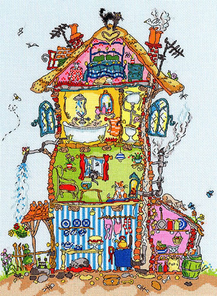 Bothy Threads, Cottage (Коттедж), 26х35 см /TOS/