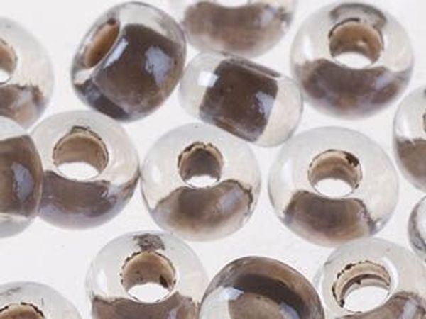 Бисер Preciosa прозрачный с цветным центром и покрытием, круг.отв, 500 г, (38618)331-19001-10/0