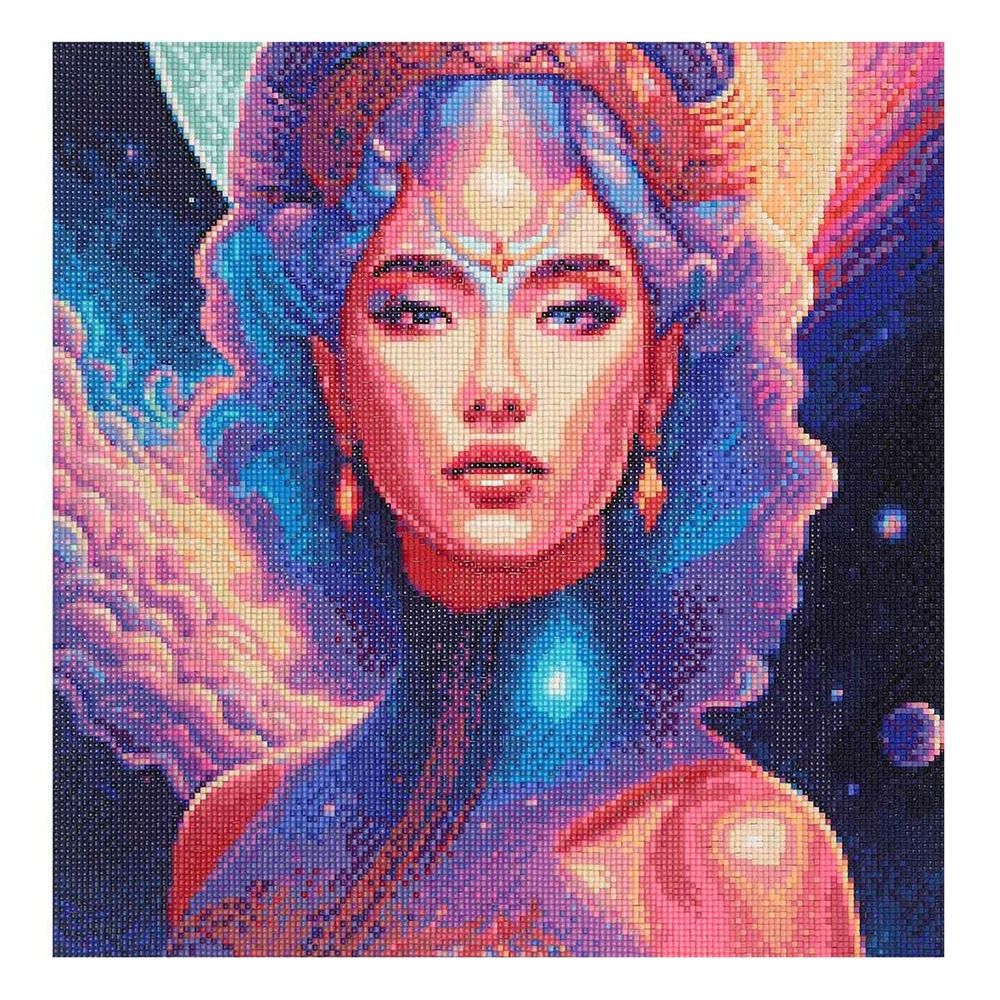 Алмазная (кристальная) мозаика Cristyle, Богиня Любви и Страсти, 40х40 см
