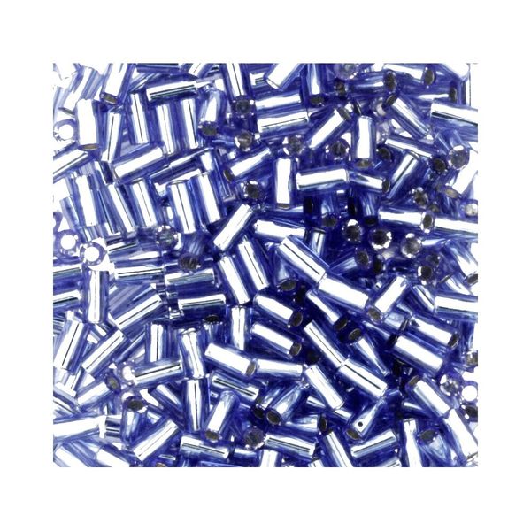 Бисер Toho Bugle 3 (3 мм), 25 г (5х5 г), 0035 васильковый