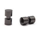 Наконечник для шнура металл 15х8 мм чер.никель, 10 шт