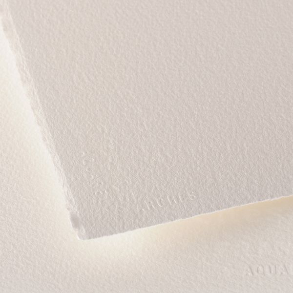 Бумага для акварели RG Watercolour Rough 100% хлопок 300 г/м², 76х56 см, 10 шт, крупнозернистая, Arches A1795048
