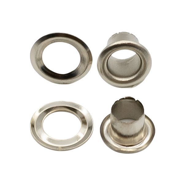 Люверсы металл ⌀_3.7 мм (внутр.), №1.7, сталь, никель, 100 шт, New Star