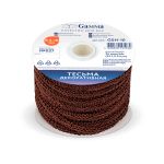 Тесьма декоративная Gamma Шанель GSH-10 8.5-10 мм, 33 м,±0.5 м, 037 св.коричневый