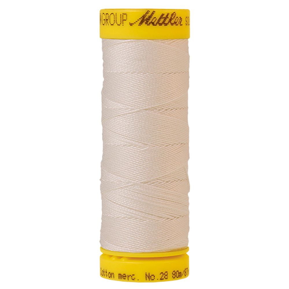 Нитки хлопковые отделочные Mettler Silk-Finish Cotton 28, 80 м, 3000, 5 катушек
