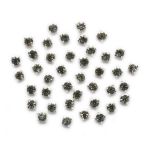 Хрустальные стразы в цапах/серебро, 4мм, 50 шт/упак, Astra&Craft (39 серый), 4AR159/166