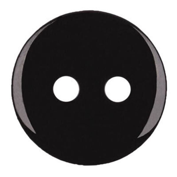 Пуговицы 2 прокола блузочные 11 мм, 36 шт, А008 черный, Blitz DRN 0036