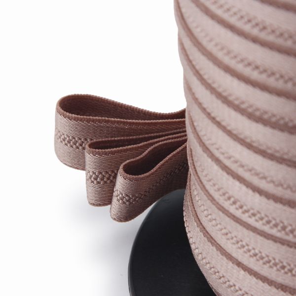 Резинка бельевая (бретелечная) 15.0 мм / 50 метров, шиншилла, (ML207.015)