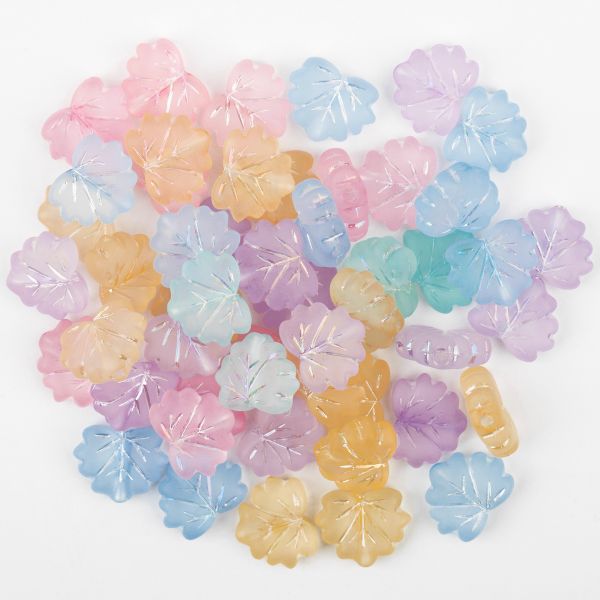 Бусины пластик 13х10 мм, 250±10 г, №01, Zlatka DLF-04