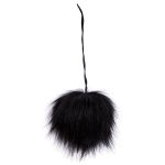 Помпоны декоративные песец, 1 шт, 02 черный, Gamma POFM-01