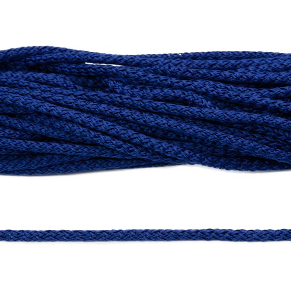 Шнур полипропилен круглый вязаный ⌀6.0 мм / 100 метров, 6-15 синий