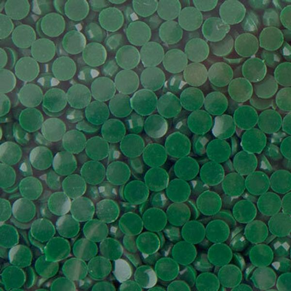 Стразы неклеевые акрил 2.5 мм, 100 г (10х10 г), /РП/, №0213 т.зеленый, Zlatka OZM