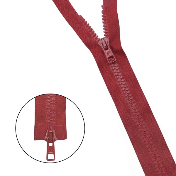 Молния трактор Arta Т6 (6 мм) 2 зам., разъем., 110 см, ОПТ. УП. 25 ШТ., 008 красный