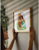 Набор для вышивания нитками Риолис, Верный друг 30х30 см