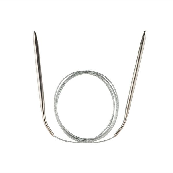 Спицы круговые металл ⌀6,0 мм, 200 см, с металлической леской, Gamma MKX