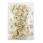 Пуговицы на ножке (3.01-1097-15) Мяч (черно-белый), Б65, 50 шт