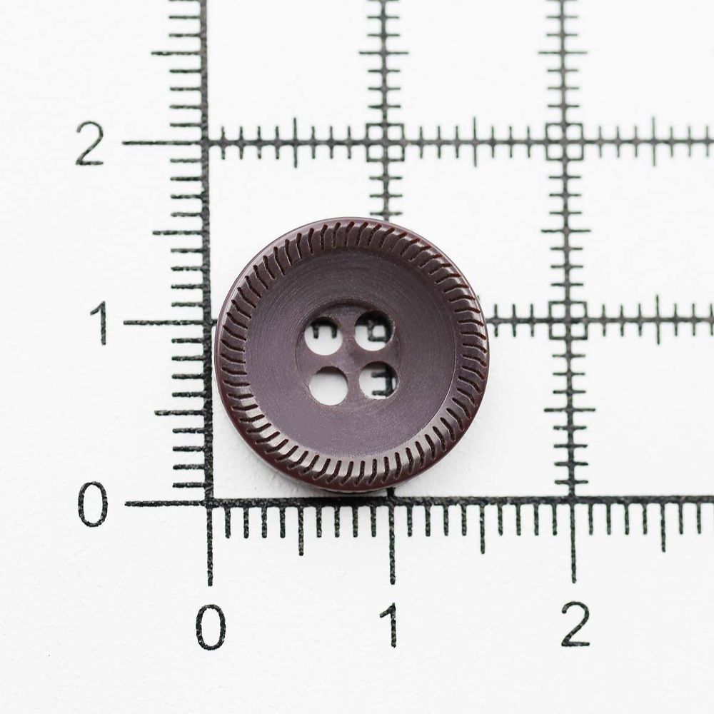 Пуговицы 4 прокола 24L (C917 коричневый), 0313-1097А, 144 шт