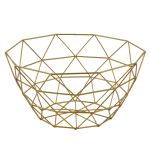 Фруктовница 27х14.5 см, №02 под золото, Stilerra home PFH-029