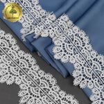 Кружево гипюр (плетёное) 70 мм / 13.71 метров, TBY.SUN.11, цв.белый