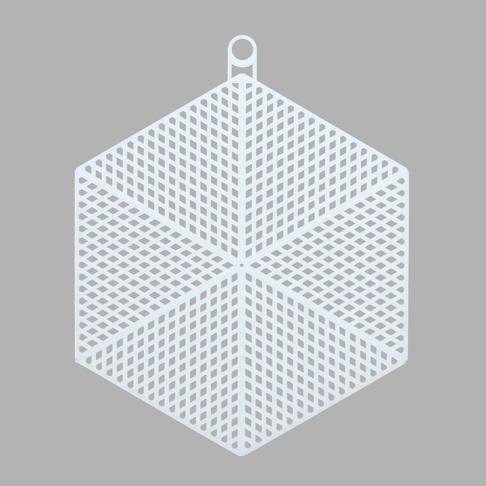 Канва пластиковая "Шестиугольник", 14х12 см, Bestex Канва пластиковая "Шестиугольник", 14х12 см, Bestex