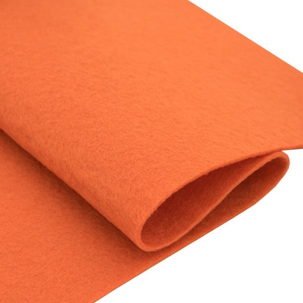 Фетр листовой мягкий 1.0 мм, 170гр, 20х30см, 10 шт/упак Astra&Craft (AF902/YF627 оранжевый)