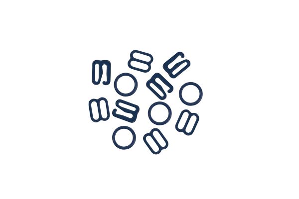 Набор фурнитуры металл 10.0 мм, 5х12 шт, 12 темно-синий, Blitz CRR-10