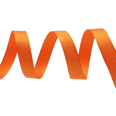 Лента декоративная ёлочка 15.0 мм / 20±1 метров, 46 оранжевый