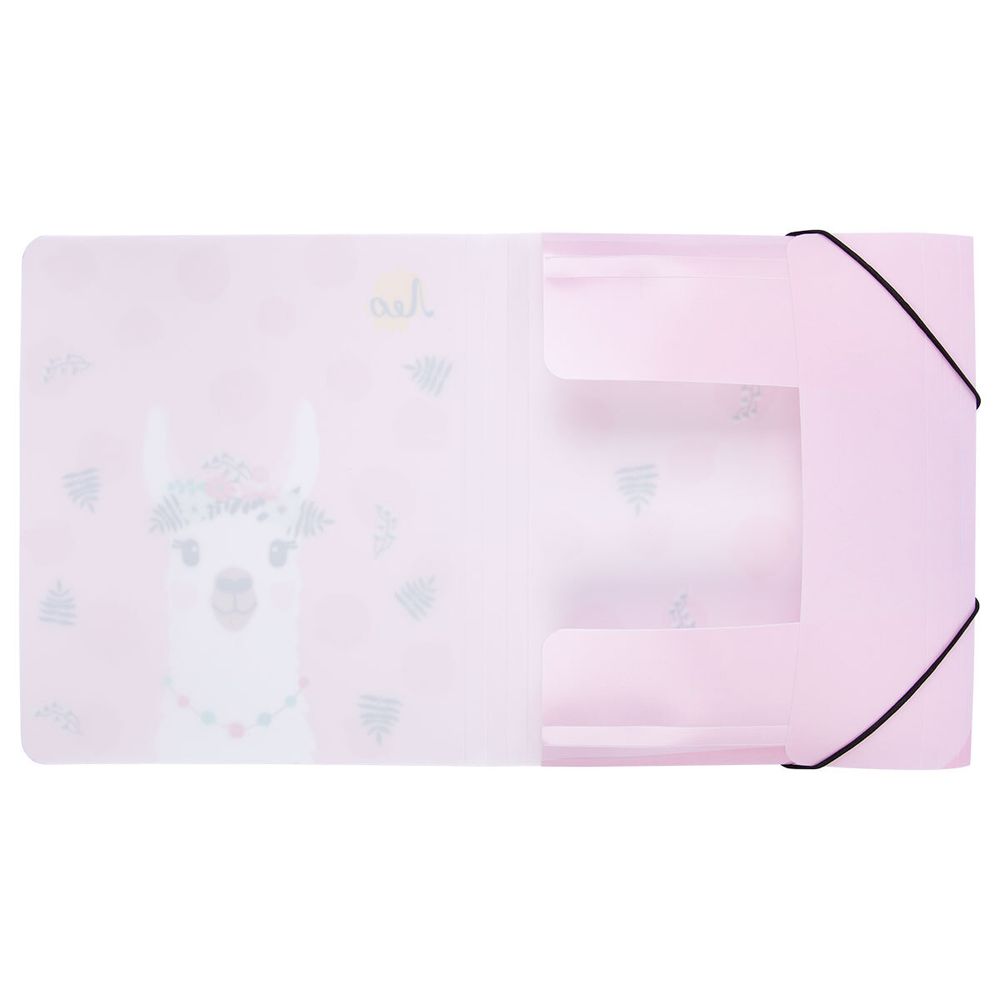 Папка на резинке A5 LRF-07 450 мкм 25 мм, песок, 6 шт, 01-Лама, Лео LRF-07