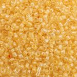 Бисер Astra&Craft 11/0 (2.1 мм), 200 г (10х20 г), цв. 2215 желтый/прозрачный с цветным центром, глянцевый